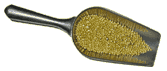 Green Gold Alloy Scoop