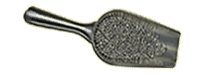 White Gold Alloy Scoop