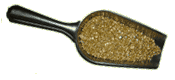 Yellow Gold Alloy Scoop